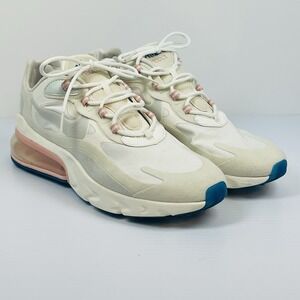 Nike Air Max React 270 Womens Size 9.5 White Ghost Aqua AO4971-100